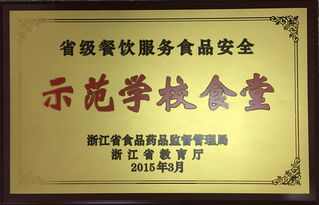 喜報(bào) 我院第一食堂獲評浙江省首批省級餐飲服務(wù)食品安全示范學(xué)校食堂